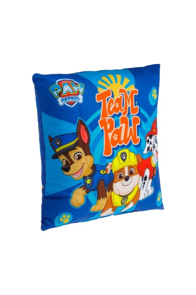 OEM Pernă decorativă copii, model Paw Patrol, decorativă, albastru, 30x30cm –...