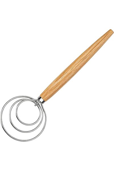 GENERAL Maxjoy Danish Dough Whisk Hook Stainless Steel Dutch Style Dough Make...