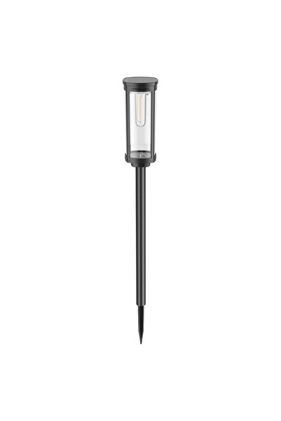 FOREVER LİGHT Lampa solara pentru gradina, 3000 K, 80 cm, ABS, 5 W, IP44, Neagra