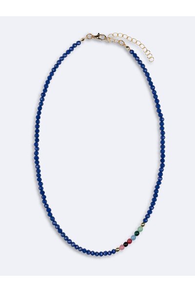 Ltb Blue Beaded Necklace
