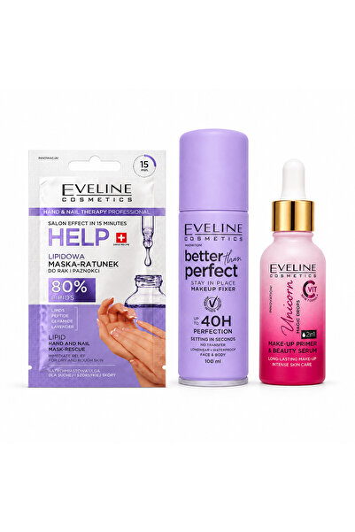 Eveline Cosmetics Σετ 3 προϊόντων Eveline – Primer Μαγικές Σταγόνες Μονόκερου...