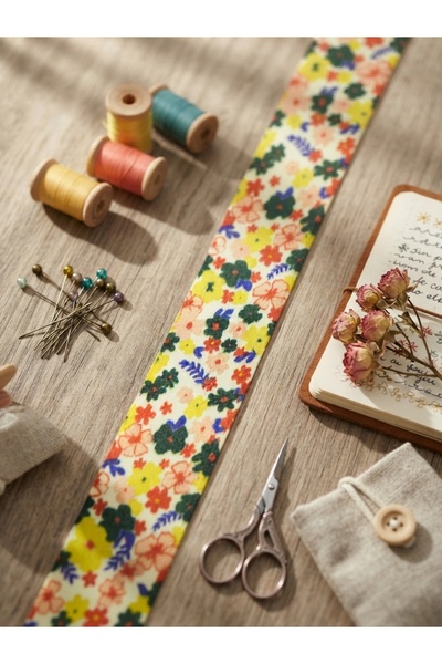 satab French Floral Pattern Double-Sided Printed Ribbon / Special Occasion De...