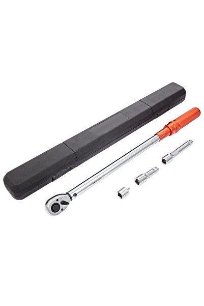 VEVOR Cheie dinamometrica 1/2 inch, cuplu 34-340 Nm, Crom-Vanadiu, 3 adaptoare