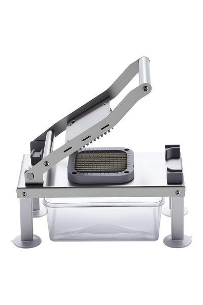 OMS Feliator multifunctional profesional pentru legume/fructe, 9 x Lame, Inox...