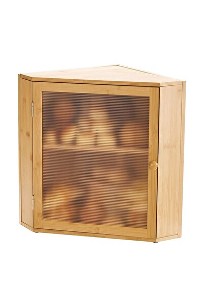 Vivatechnix Cutie de colt pentru paine, 320x320x425 mm, Lemn bambus