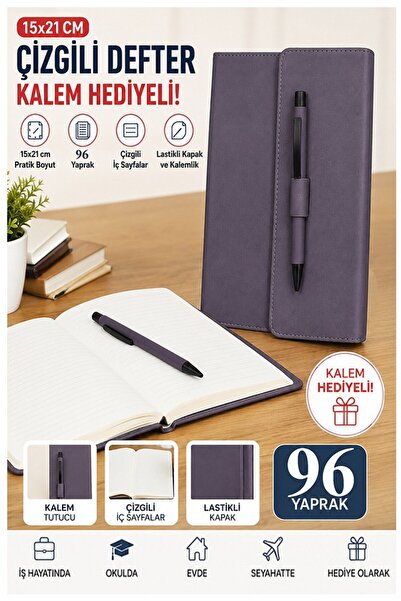 Artlantis Quality Covered Elastic Notepad A5 15X20Cm 1 Piece Lizz Sf3Kl Hard ...