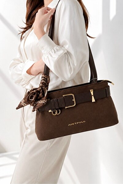 Just Polo Women's Shoulder Bag Crossbody Handbag Multi-Compartment Zippered S...