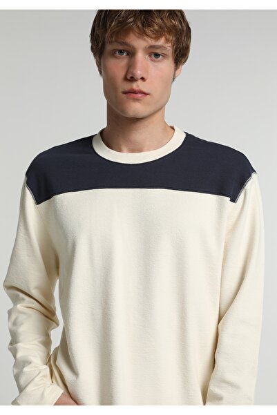 Colin's Tricou bărbătesc cu mânecă lungă, croială relaxată, guler rotund, jac...