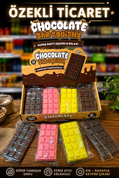 Squish ÇİKOLATA SÜPER YUMUŞAK SARI RENK