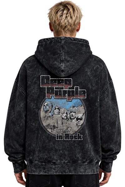 SEVBANO Bend Deep Purple Rock Metal Muzika Tiskana Unisex Prevelika Periva Pr...