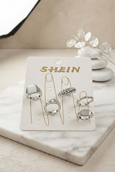 Inure Jewelry Silver Color Brass Bohemian Ring Combination Byk4263