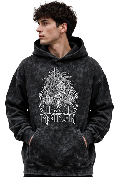 SEVBANO Iron Maiden Ροκ Μέταλ Μουσικό Συγκρότημα με Τυπωμένο Σχέδιο Unisex Ov...