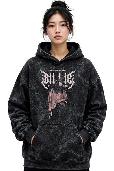 SEVBANO Billie Eilish Singer Printed Unisex Oversize Washable Premium Hoodie ...