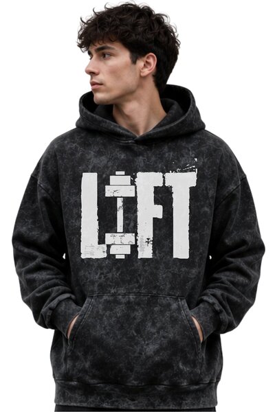 SEVBANO Φούτερ με κουκούλα Lift Fitness Gym Bodybuilding, με στάμπα, unisex, ...