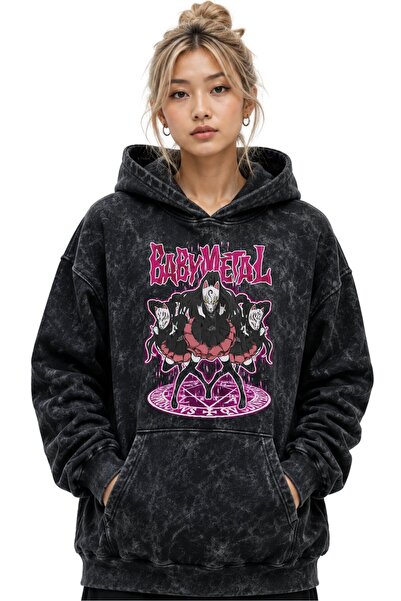 SEVBANO BabyMetal Ροκ Μέταλ Μουσικό Συγκρότημα Με Στάμπα Unisex Oversize Prem...