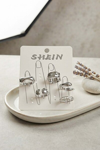 Inure Jewelry Silver Color Brass Bohemian Ring Combination Byk4265