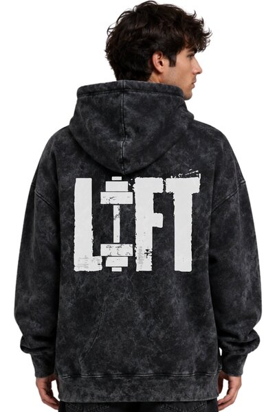 SEVBANO Φούτερ με κουκούλα Lift Fitness Gym Bodybuilding, με στάμπα, unisex, ...