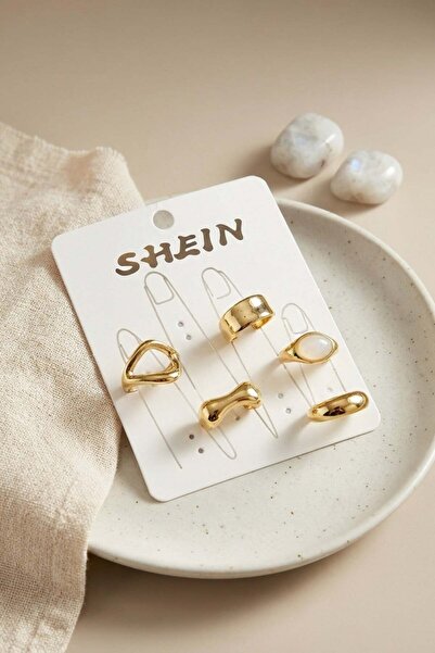 Inure Jewelry Gold Color Brass Bohemian Ring Combination Byk4262