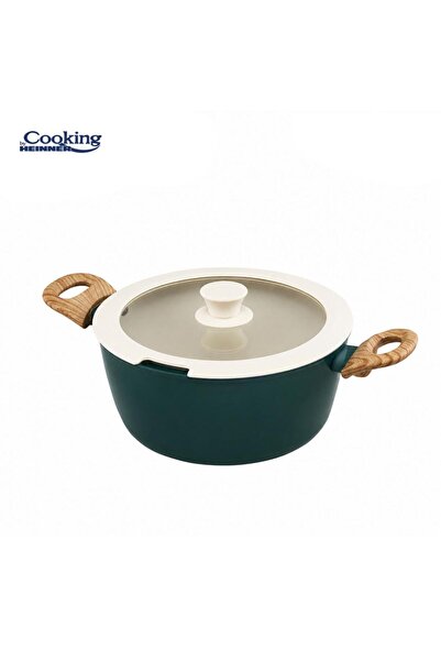 Heinner SET 8 PIESE DIN ALUMINIU FORJAT MARBELLA VERDE, COOKING BY