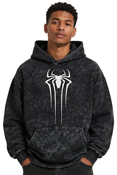 SEVBANO Spider Movie Hero Printed Unisex Oversize Washable Premium Hoodie Swe...