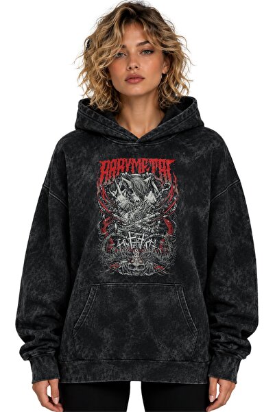 SEVBANO Babymetal Rock Metal Music Band Printed Unisex Oversize Premium Washa...