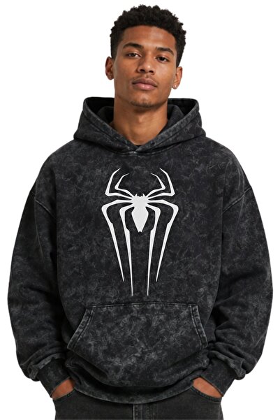 SEVBANO Spider Movie Hero Printed Unisex Oversize Washable Premium Hoodie Swe...