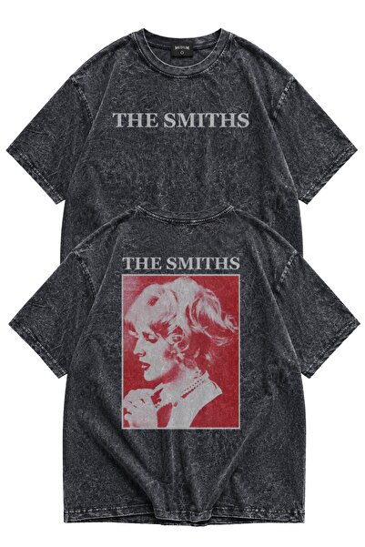 Fuddy Moda Unisex μπλουζάκι The Smiths με στάμπα στην πλάτη, που πλένεται, με...