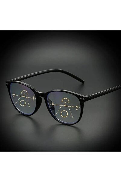 Choice1 +250 BLACK New 3 in 1 Progressive Multifocal Reading Glasses For Wome...