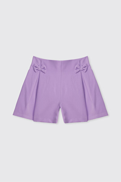 Panço Baby Girl Lilac Shorts