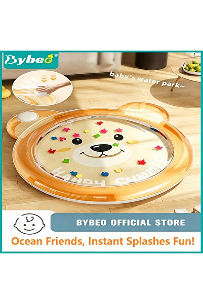 BYBEO Baby Water Play Mat, Premium Tummy Time Water Mat, Inflatable Water Pla...