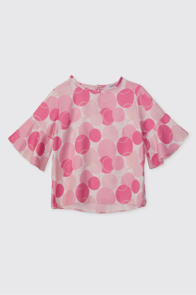 Panço Girl's Pink Blouse