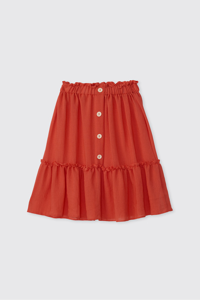Panço Girl's Coral Skirt