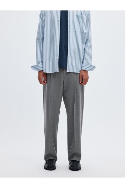 ANNARITA N Hose Relaxed Fit Wollmix