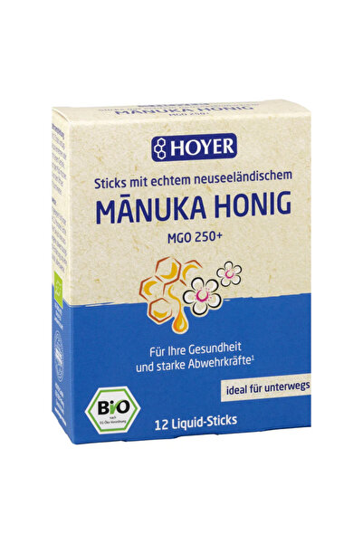 Hoyer Miere de Manuka MGO 250+ Ecologica/Bio 12dz x 8g