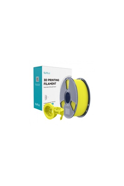 Sunlu Filament PETG mat de mare viteză (galben)