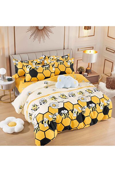 Generic Brand Double Duvet Cover Set set, 6 pieces, Stretchy sheet for mattre...