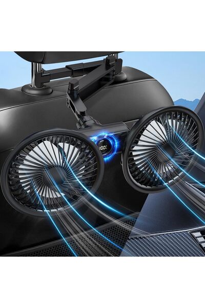 Morvena Picks Ventilator auto reîncărcabil pentru bancheta din spate - Copii ...