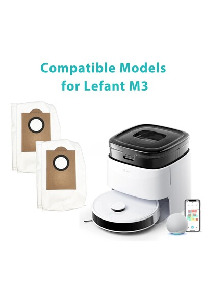 OEM 9 saci de praf pentru aspirator robot Lefant M3 și aspirator combo cu mop