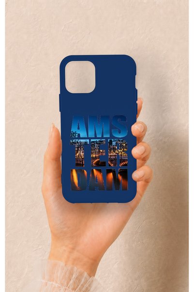 Vip Case iPhone 11 Pro Compatible Amsterdam Patterned Silicone Case