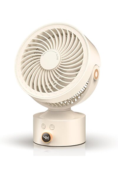 Morvena Picks Ventilator de birou oscilant de 9 inch - Circulator de aer sile...
