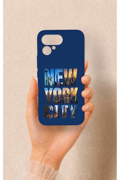 Vip Case Tecno Pova Curve 2 Compatible New York City Patterned Silicone Case