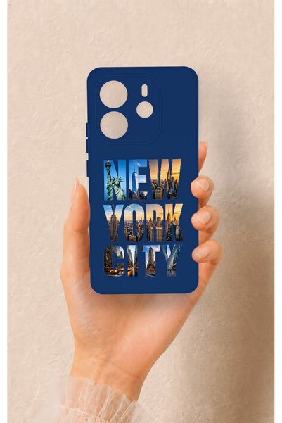 Vip Case Redmi Note 14 4g Compatible New York City Patterned Silicone Case