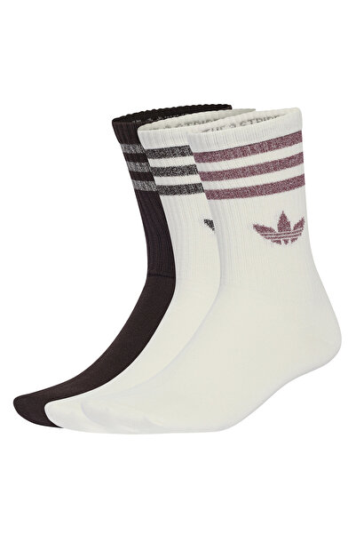 adidas White Unisex Socks Kr4214 3S Gl Ct S 3P