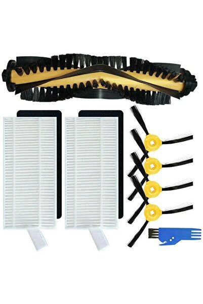 OEM Kit de filtre cu 8 perii laterale principale, accesorii pentru Eufy RoboV...
