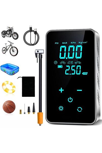 Morvena Picks Pompă electrică pentru bicicletă - Pompă electrică pentru anvel...