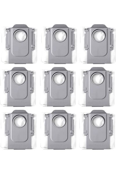 OEM Sac de praf cu 9 bucăți pentru aspiratorul robot Roborock Qrevo Curv/ P20...