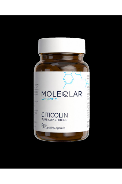 MoleQlar Citicoline (CDP-Choline) – 500 mg | 60 Capsules