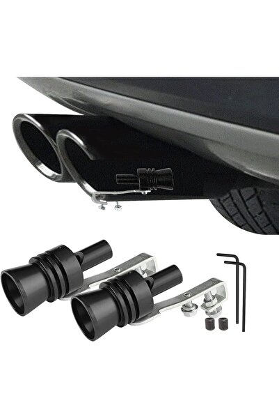 Morvena Picks 2 bucăți fluier turbo auto - Aliaj de aluminiu - Universal - Mă...