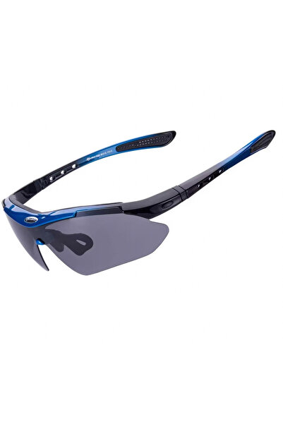ROCKBROS 10007 Ochelari de ciclism polarizați UV400, Negru/Albastru