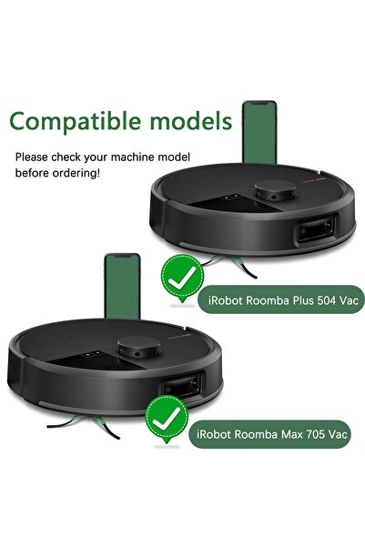 OEM Filtre HEPA cu 8 bucăți pentru Roomba Max 705/504 + 1 perie – Eficiență r...